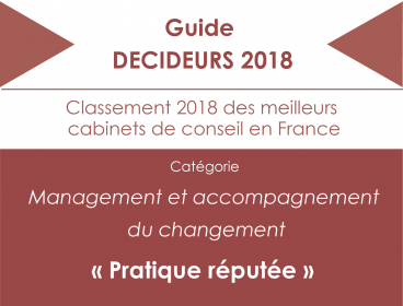 Group classified in the Guide DECIDEURS 2018