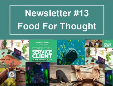 Newsletter #13 – Food For Thought