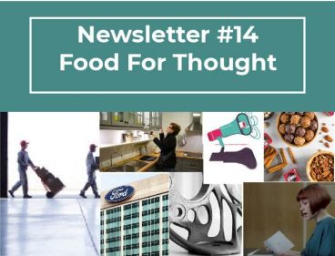 Newsletter #14 – Food For Thought