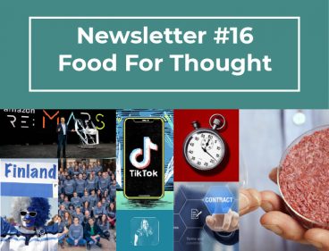 Newsletter #16 – Food for thought